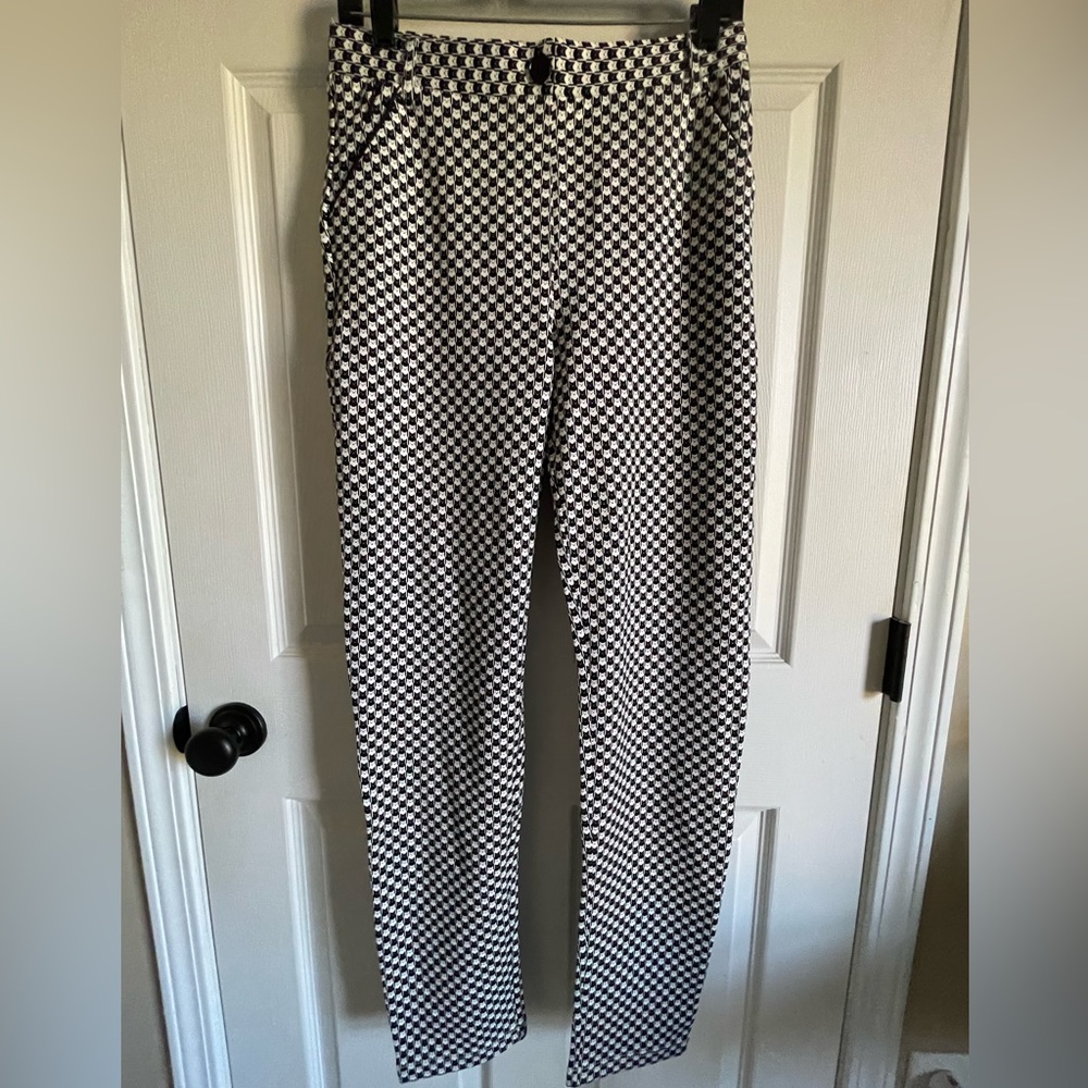 Betabrand straight leg chino dress pant yoga pants (catsooth)